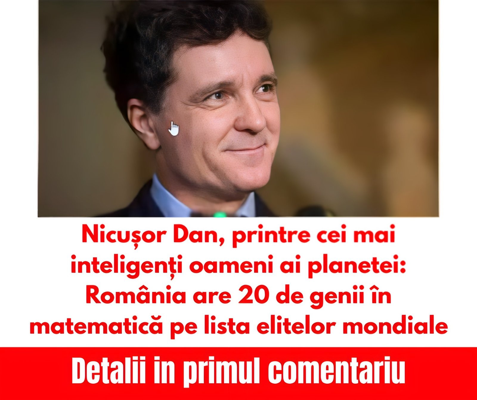 Nicușor Dan, recunoscut la nivel mondial pentru inteligența sa: România, prezentă cu 20 de nume pe lista internațională a elitelor în matematică