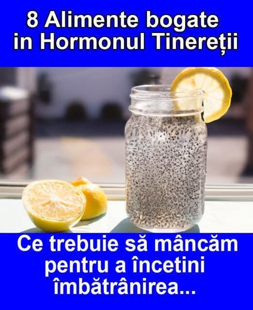 Cele 8 alimente bogate în Hormonul Tineretii